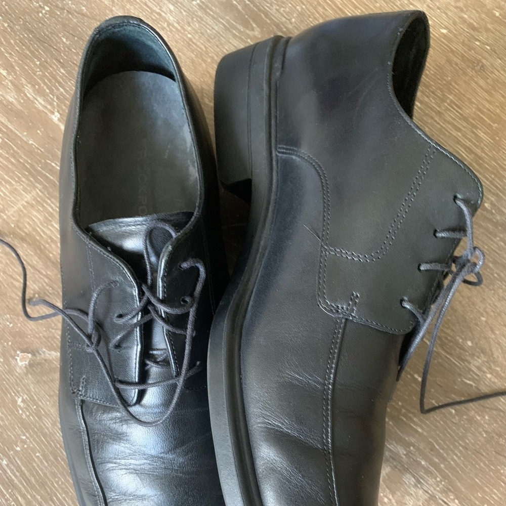 Rockport black dress shoes